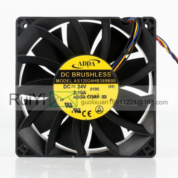 Inline Duct Fans, ADDA, 5V, 12V, 48V - view 2