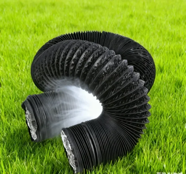 Inline Duct Fans, Aluminum, Aluminum Foil, 100mm - view 3