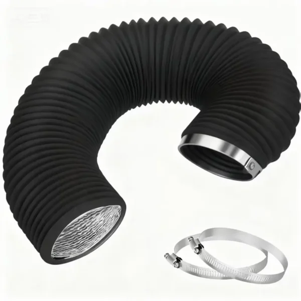 Inline Duct Fans, Aluminum, Aluminum Foil, 100mm - view 5