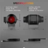 Inline Duct Fans, Plastic, PVC - view 3