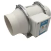 Inline Duct Plastic Fan, 315, 12", 2-Speed, HVAC
