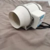 Inline Duct Plastic Fan, 315, 12", 2-Speed, HVAC - view 5