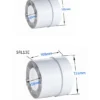 Inline Duct Ventilation Fan, 5Inch, ABS, Plastic - view 4