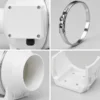 Inline Duct Ventilation Fan, ABS, Plastic, HVAC - view 3