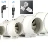 Inline Duct Ventilation Fan, Centrifugal, HVAC, Plastic - view 5