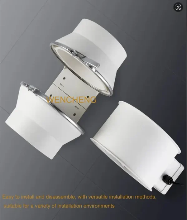 Inline Duct Ventilation Fan, Centrifugal, HVAC, Plastic - view 6