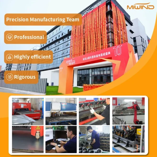 Inline Duct Ventilation Fan, MIWIND, 4", Brushless, Plastic - view 4