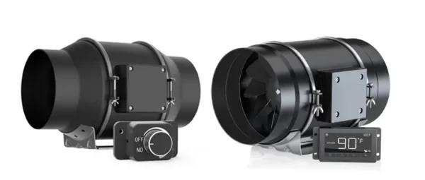 Inline Duct Ventilation Fan, Plastic, WIFI, APP - view 2