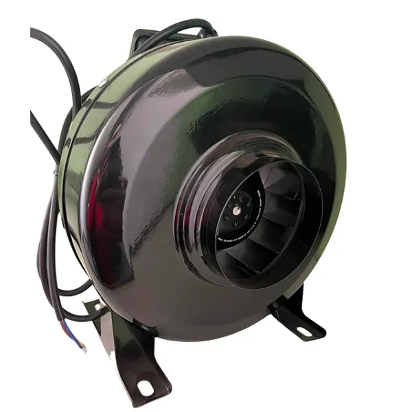 Inline Exhaust Fan, 8", 220V, Steel, 2450RPM - view 4