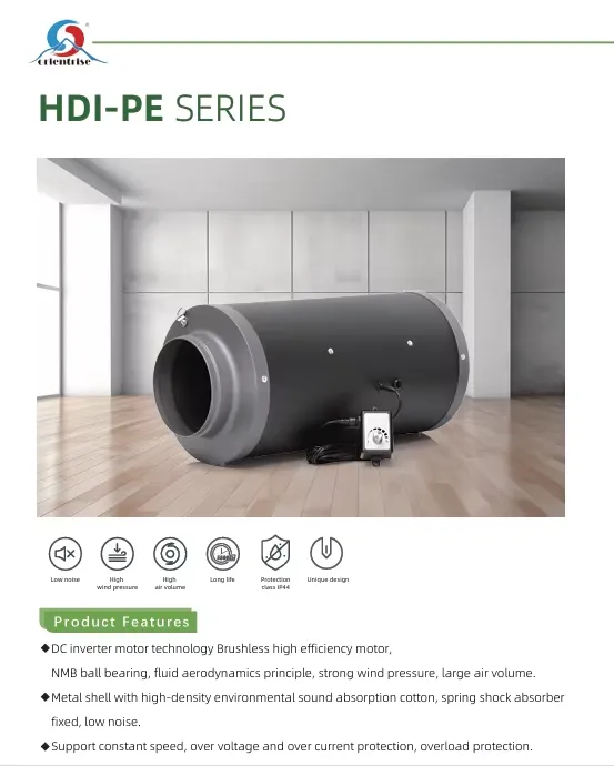 Inline Fan, 10", CFM, PWM - view 3