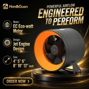 Inline Fan, 10'', ETL