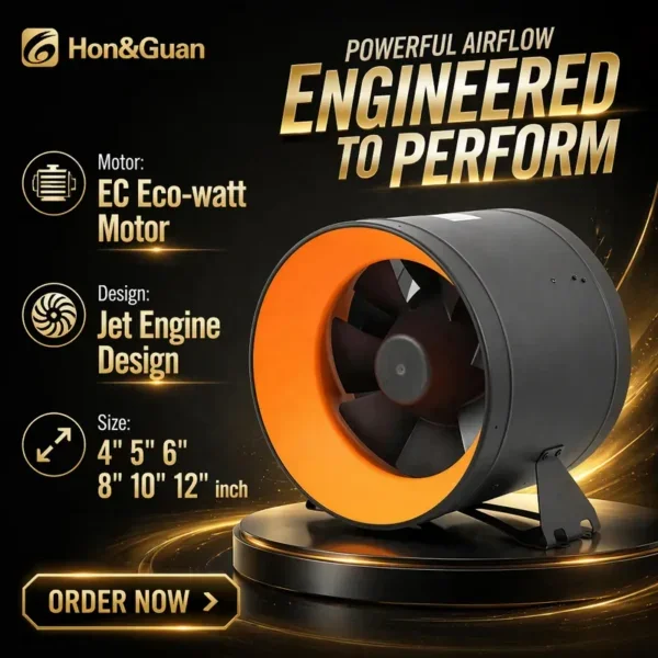 Inline Fan, 10'', ETL