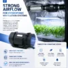 Inline Fan, 200mm, 220 V, Corded Electric - view 6