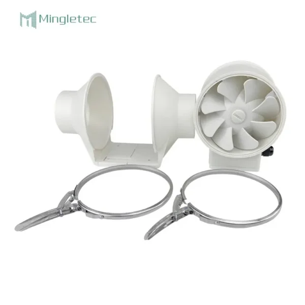Inline Greenhouse Duct Fan, Axial, 220V, Electric - view 6
