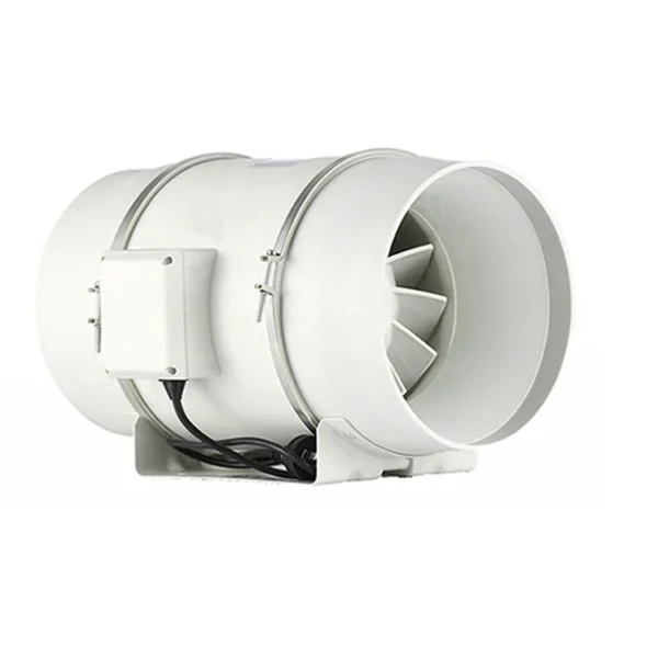 Inline Mount Exhaust Fan, Axial, 240V, Plastic - view 4