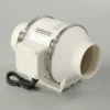 Inline Mount Exhaust Fan, Axial, Plastic, 100MM