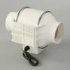 Inline Mount Exhaust Fan, Axial, Plastic, 100MM - view 4