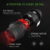 Inline Tube, Axial, 110V-120V, 8ft Pre-wired - view 4