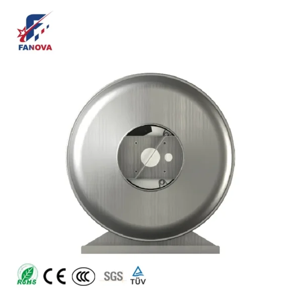 Inline Ventilation Duct Fan, 200mm, 230V, Centrifugal - view 2