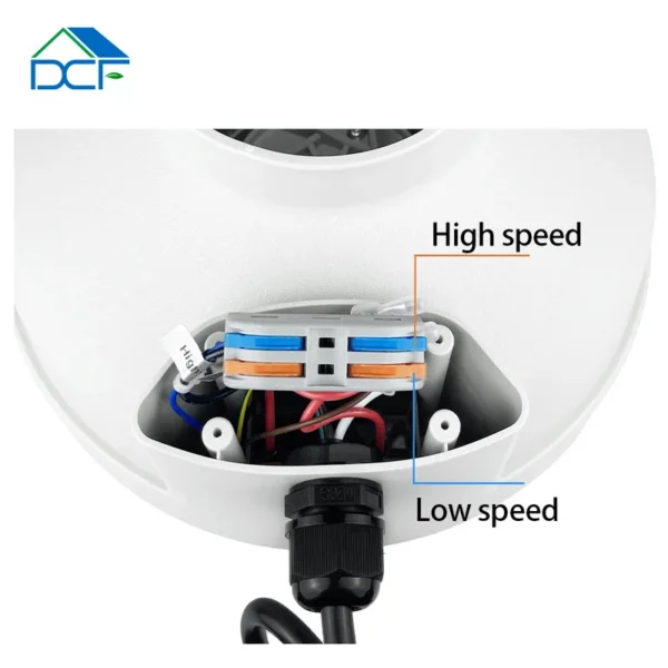 Inline Ventilation Duct Fan, DCFAIR, 220V-240V - view 6