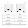 Instant Electric Heater, 3.5KW, IPx4, Waterproof, LED - view 2