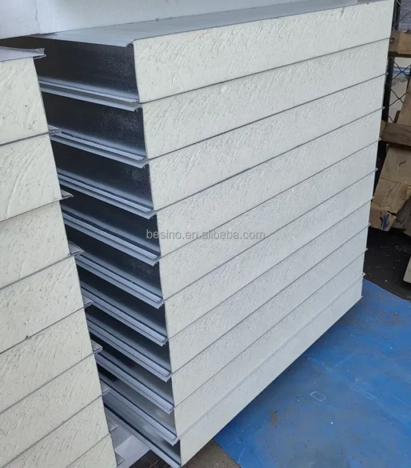 Insulated Calmlock Sandwich Panel, Steel, EPS - view 2