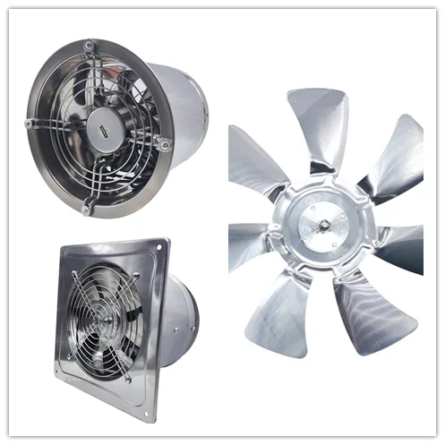 Intake Ventilation Exhaust Fan, Stainless, Steel - view 2