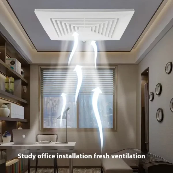 Integrated Ceiling Ventilating Fan, Plastic, 110v-220v - view 2