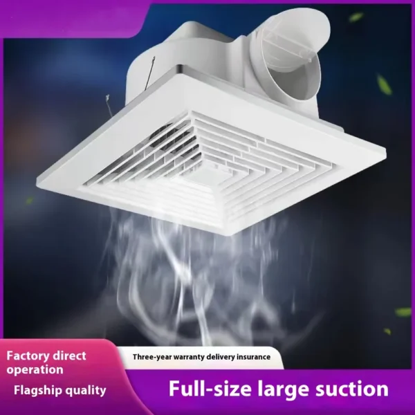 Integrated Ceiling Ventilating Fan, Plastic, 110v-220v - view 3