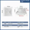 Integrated Ceiling Ventilating Fan, Plastic, 110v-220v - view 4