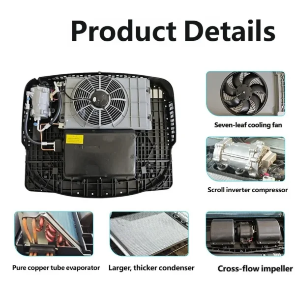 Integrated Parking Air Conditioner, 12V, 1800W-2100W - view 3