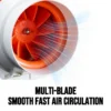 International Confined Space Fan, Centrifugal, Inline - view 3