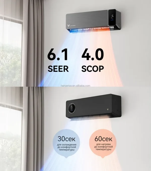 Inverter Air Conditioner, VIOMI, 12000BTU, 3D, 360Voice - view 2