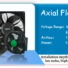 Inverter Cabinet Cooling Fan, AVC, DB09238B12H, DC12V, 1.50A - view 2