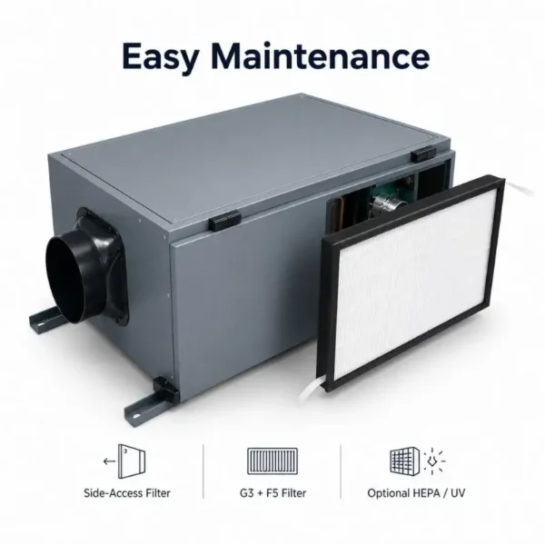 Inverter Ceiling Duct Dehumidifier, 220 V, Electric - view 5