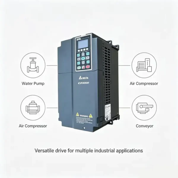 Inverter for Industrial Motor, VFD, C2000, 160KW, 380V - view 3