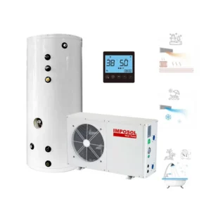 Inverter Mini Heat Pump, IMPOSOL, ERP, R410A, DHW