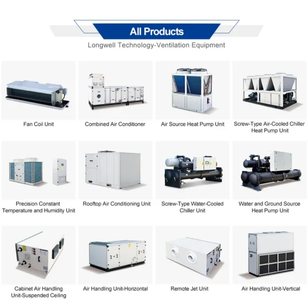Inverter Rooftop Package Unit, 12400m³, R410a - view 6