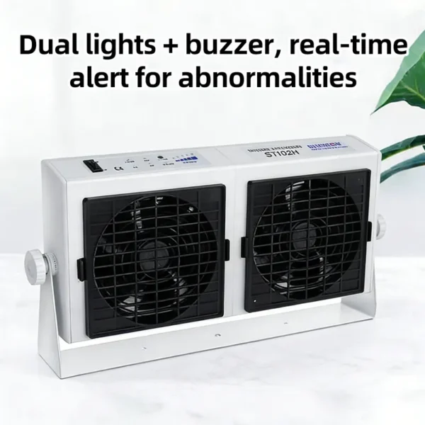 Ionizer Air Esd Fan, DC24V, 7500V, 1.4-3.2m/min, 62dB - view 2