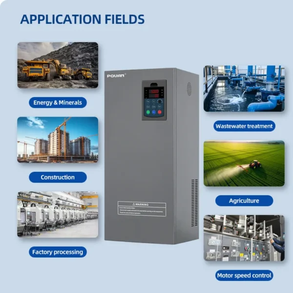 Ip20 Variable Frequency, 220V, 380V, 7.5KW - view 2