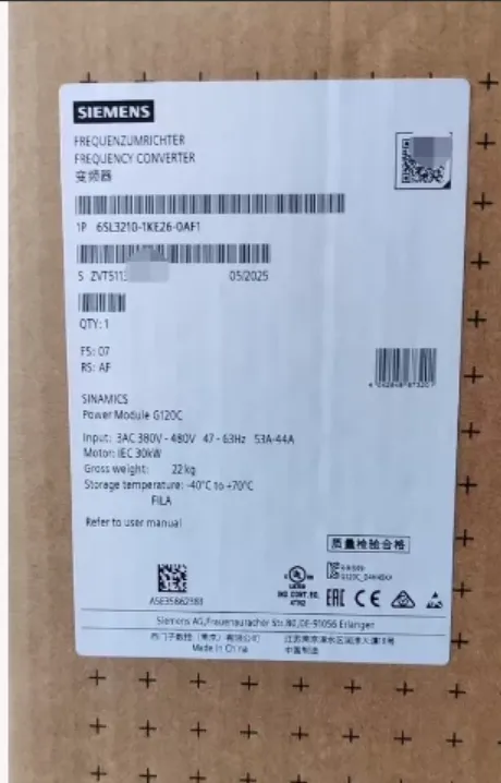 Ip20 Vfd for Fan, 6SL3210-1KE26-0AF1, PROFINET, DIN - view 3