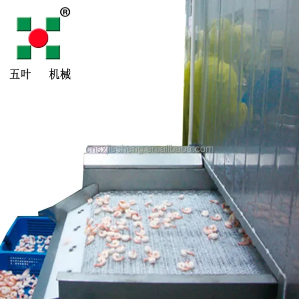 Iqf Tunnel Quick Freezer, 2000kg/h, customizable, 500-2000kg