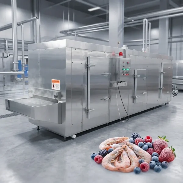 Iqf Tunnel Quick Freezer, PLC, 45C