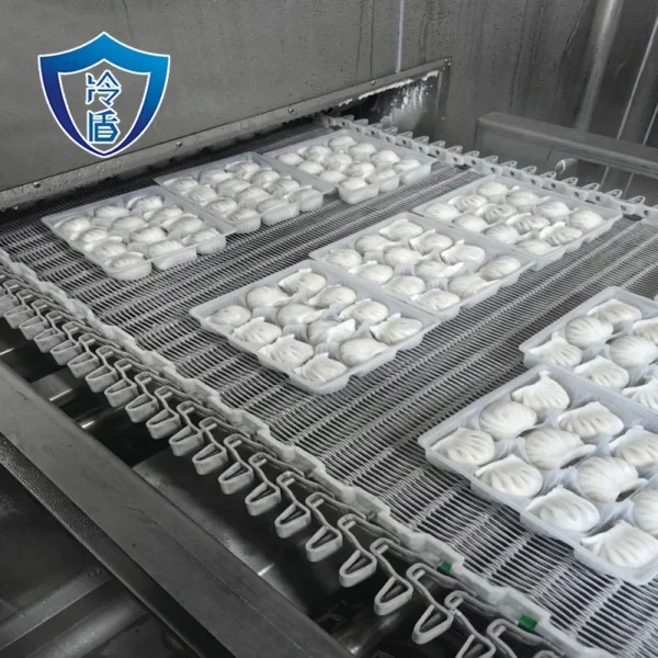 Iqf Tunnel Refrigeration Freezer, Stainless, Steel