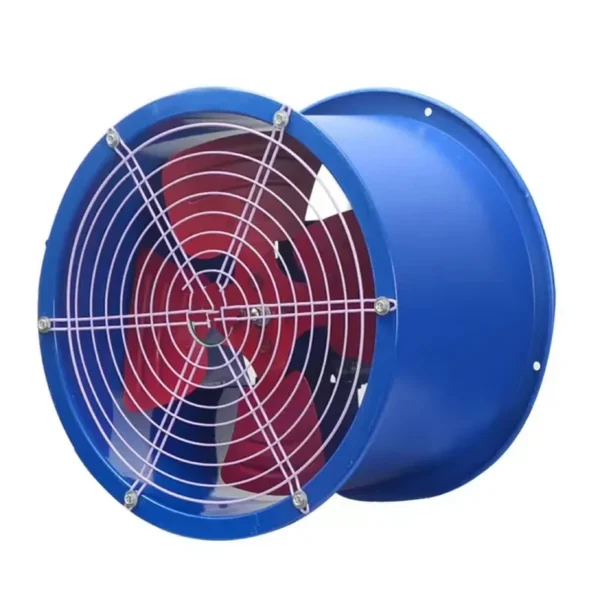 Iron Axial Duct Fan, Cast, 1200W, 105M3/H, Wall
