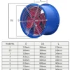 Iron Axial Duct Fan, Cast, Wall - view 2