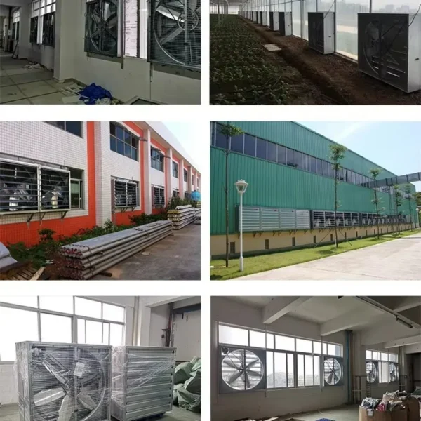 Iron Industrial Exhaust Fan, 600MM, 220V, 380V, Wall - view 4