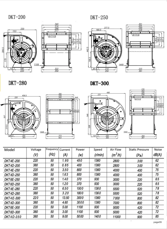 Iron Motor, Centrifugal, 220V, DKT - view 6