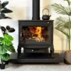 Iron Wood Burning Fireplace, Cast, Portable
