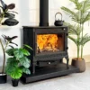 Iron Wood Burning Fireplace, Cast, Portable - view 6